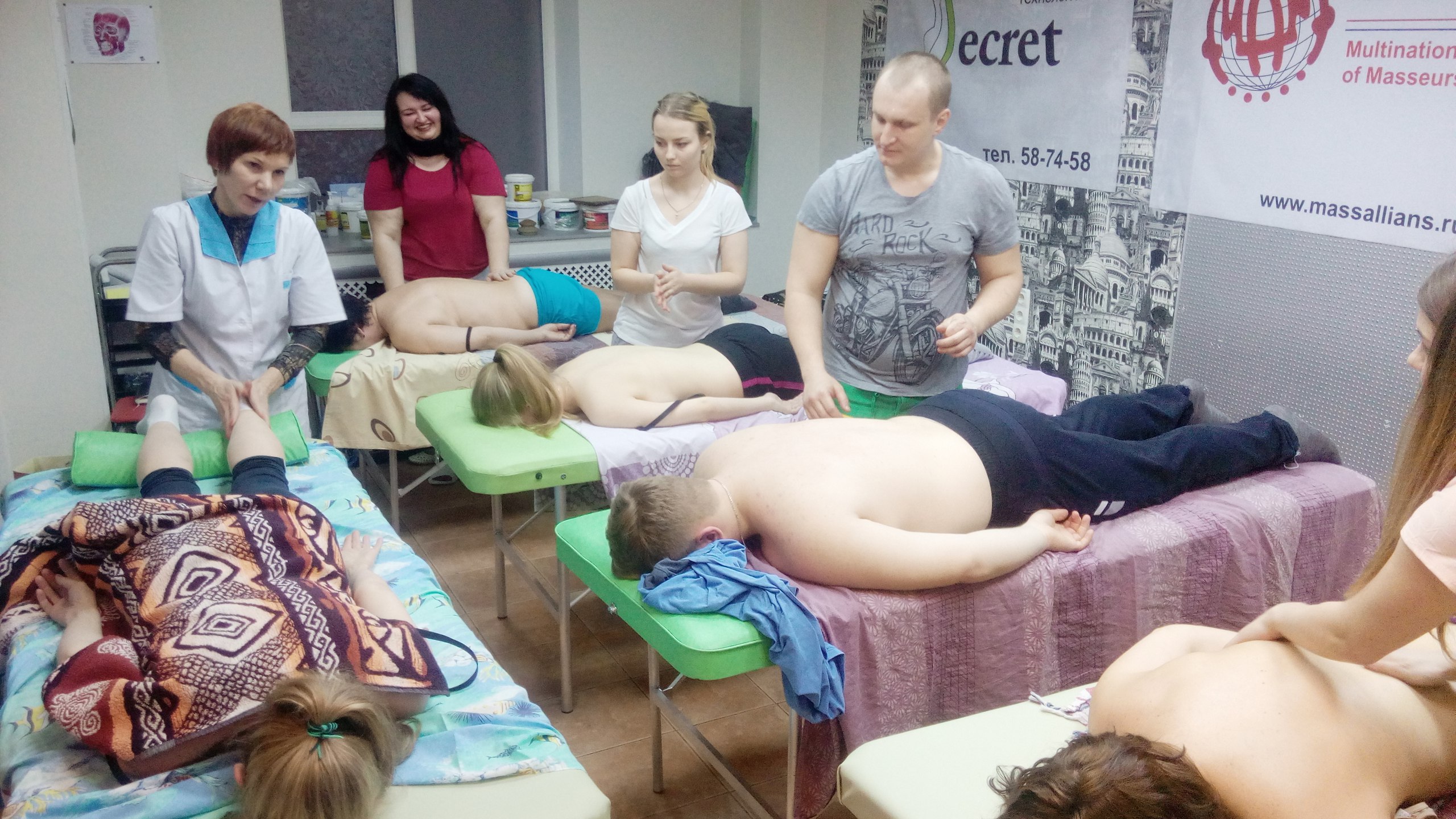 Первое занятие у инициативных студентов